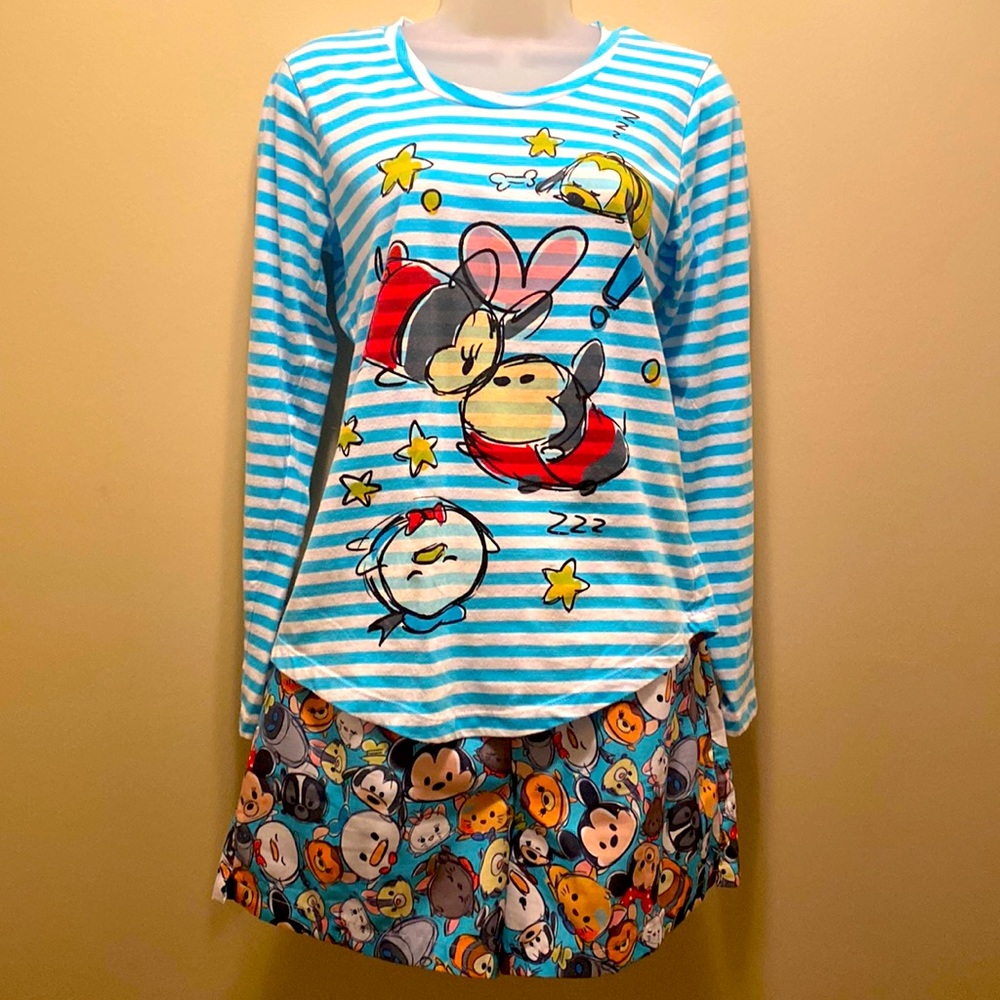 Adorable Disney Tsum Tsum PJ short set